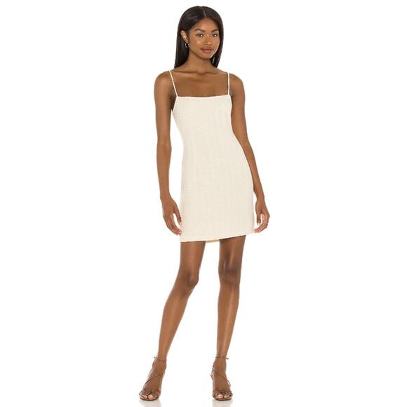 Saylor Tirzah Sweater Mini Dress in Ivory - Picture 6 of 6